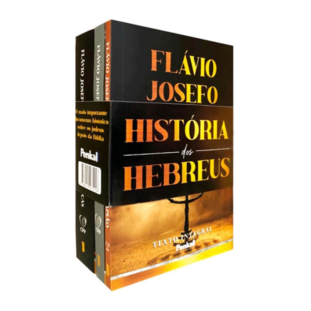 Box 3 Livros A História Dos Hebreus Flávio Josefo Capa Dura