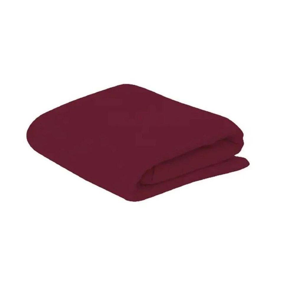 Lencol Solteirão Com Elastico Malha Merlot Sul Brasil