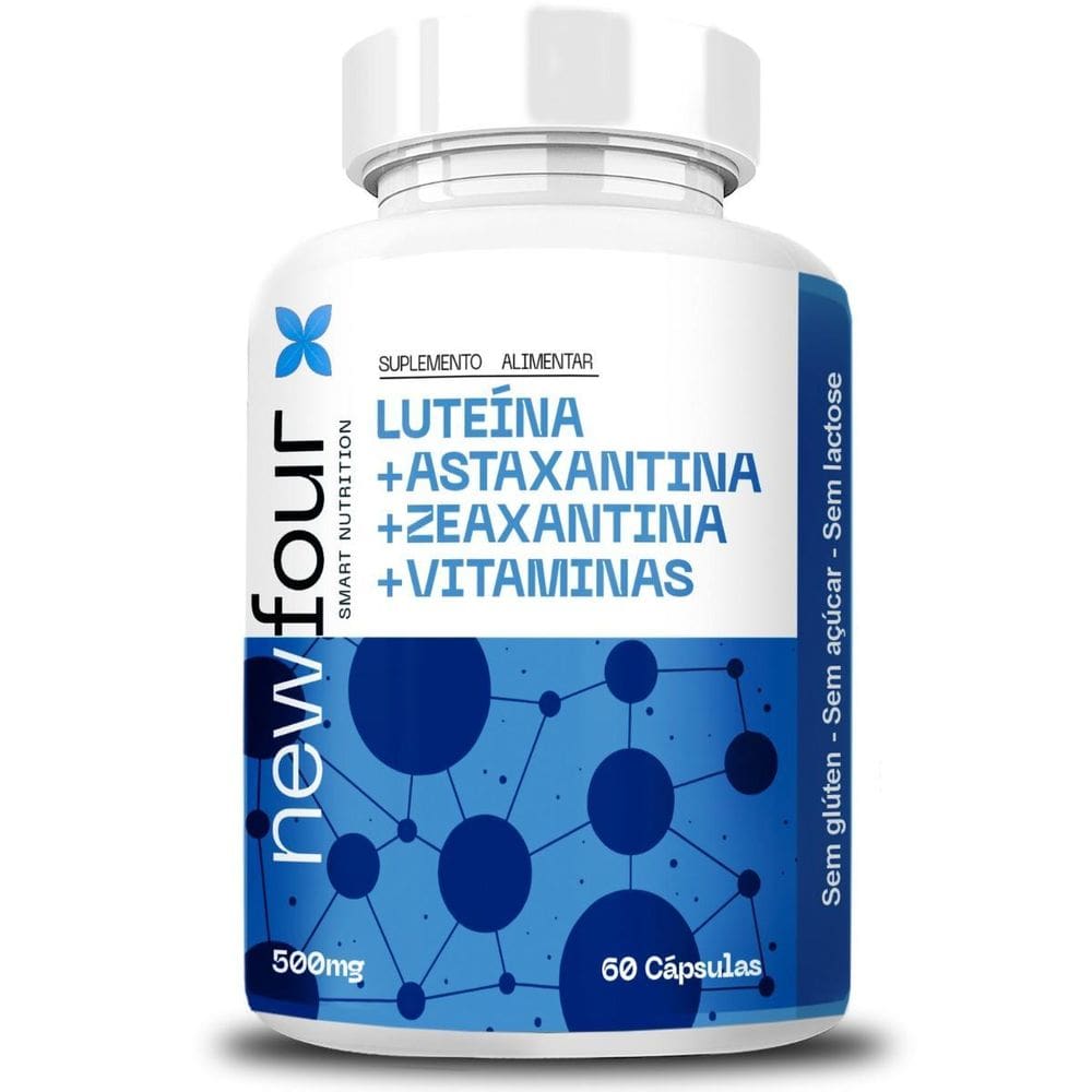 Luteína + Astaxantina + Zeaxantina +Vitaminas 60 Cápsulas