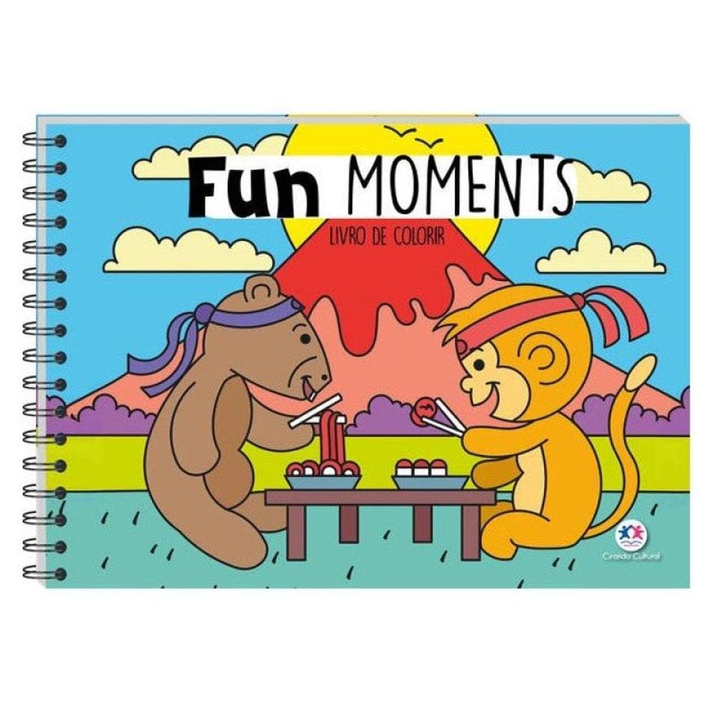 Fun Moments - Livro De Colorir Com Marcador