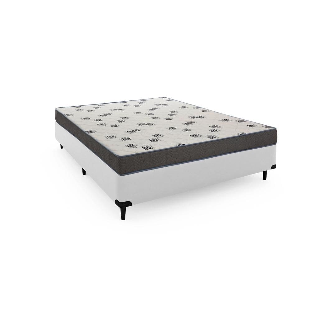 Cama Box e Colchão Light D33 - Casal (138x188)