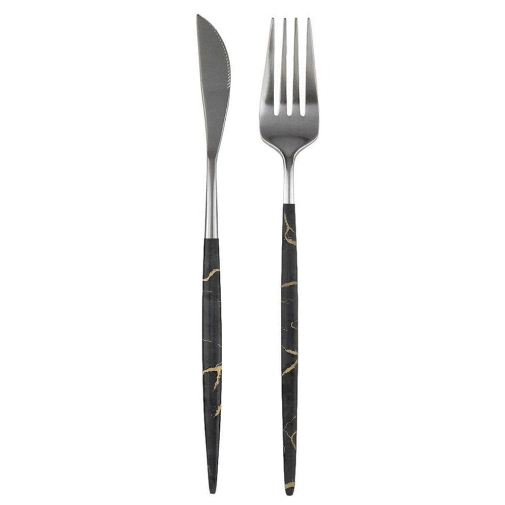 Conjunto De Talheres 12 Garfos 12 Facas Slim