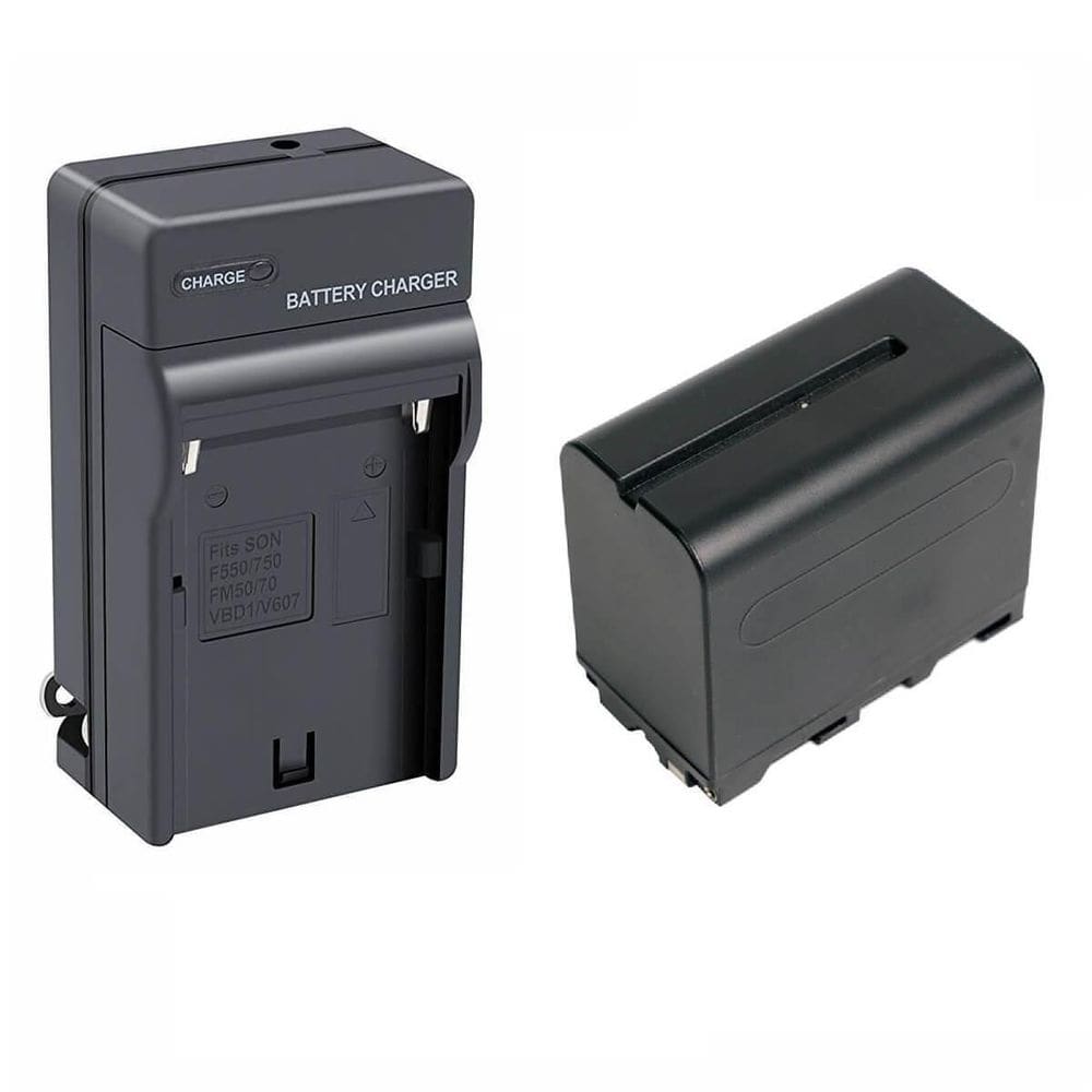Kit Bateria E Carregador Np-F960 / Np-F970 Sony, Monitores E