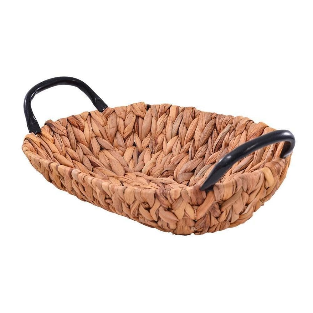 Cesto De Mesa Em Palha 31X21X7,5 Cm