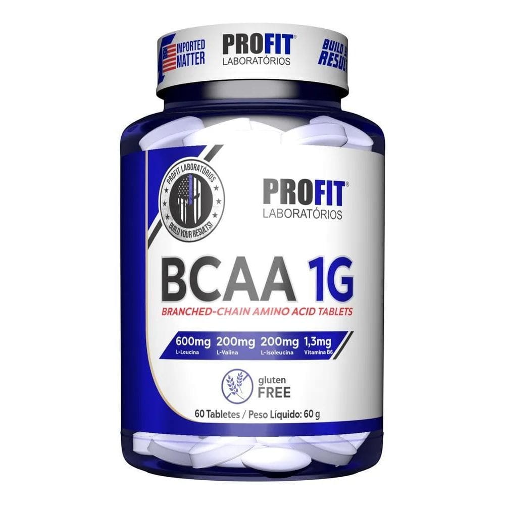 2X Bcaa 1G Pote 60 Tabletes - Profit Labs