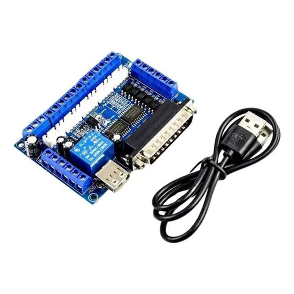 Placa Interface Cnc 5 Eixos Bob Com