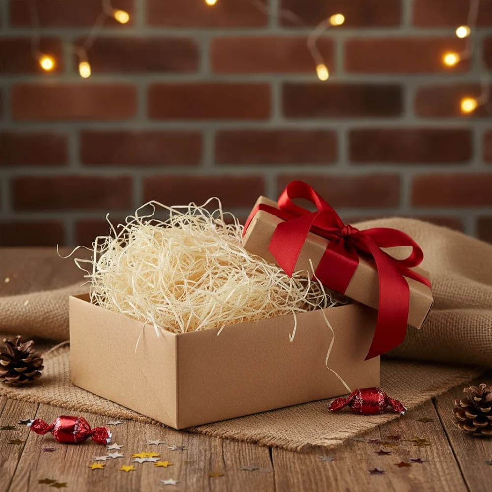 Palha Natural De Madeira 500g