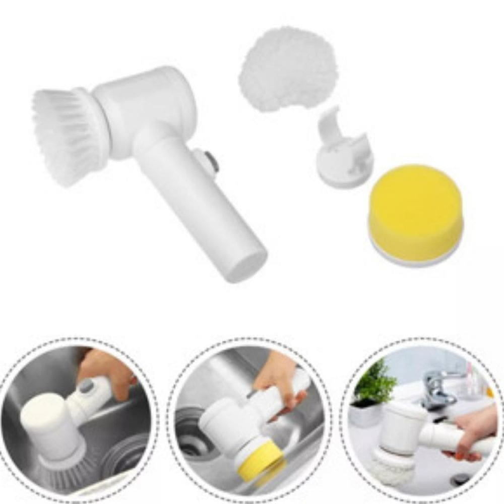 Escova Elétrica Potente Remove Manchas De Tênis