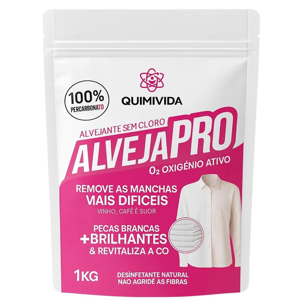 Alvejante Sem Cloro Alvejapro 1Kg Remove Manchas Difíceis