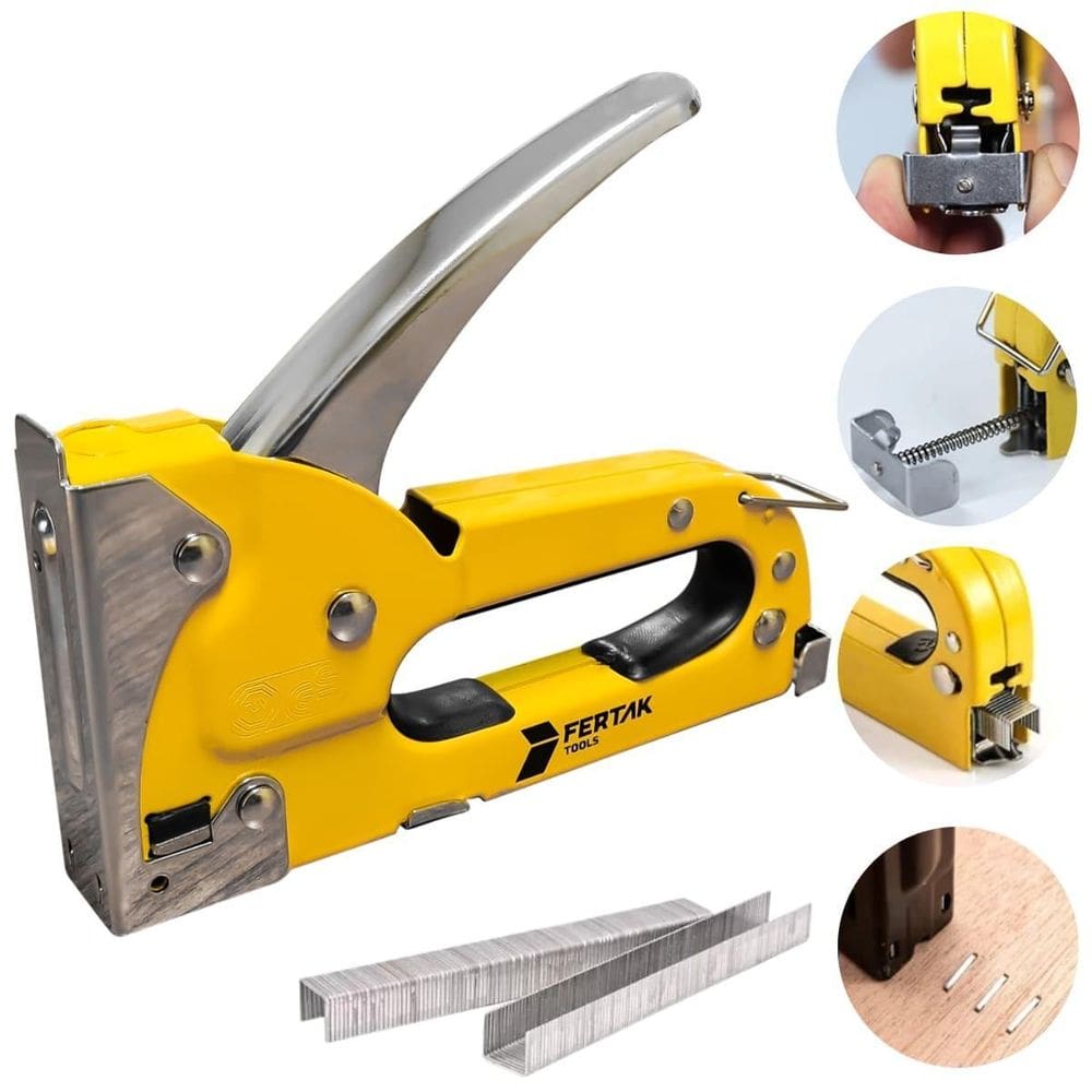 Grampeador Profissional Tapeceiro Madeira Pressão 4-8Mm