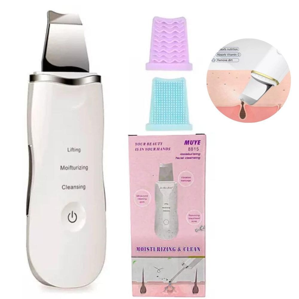Peeling Ultrasônico Portátil: Pele Limpa, Renovada E Linda