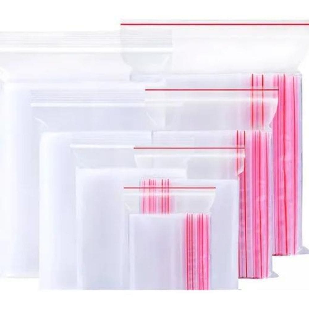 Kit 1.000 Sacos Plásticos Zip Lock Talge - 14X20Cm