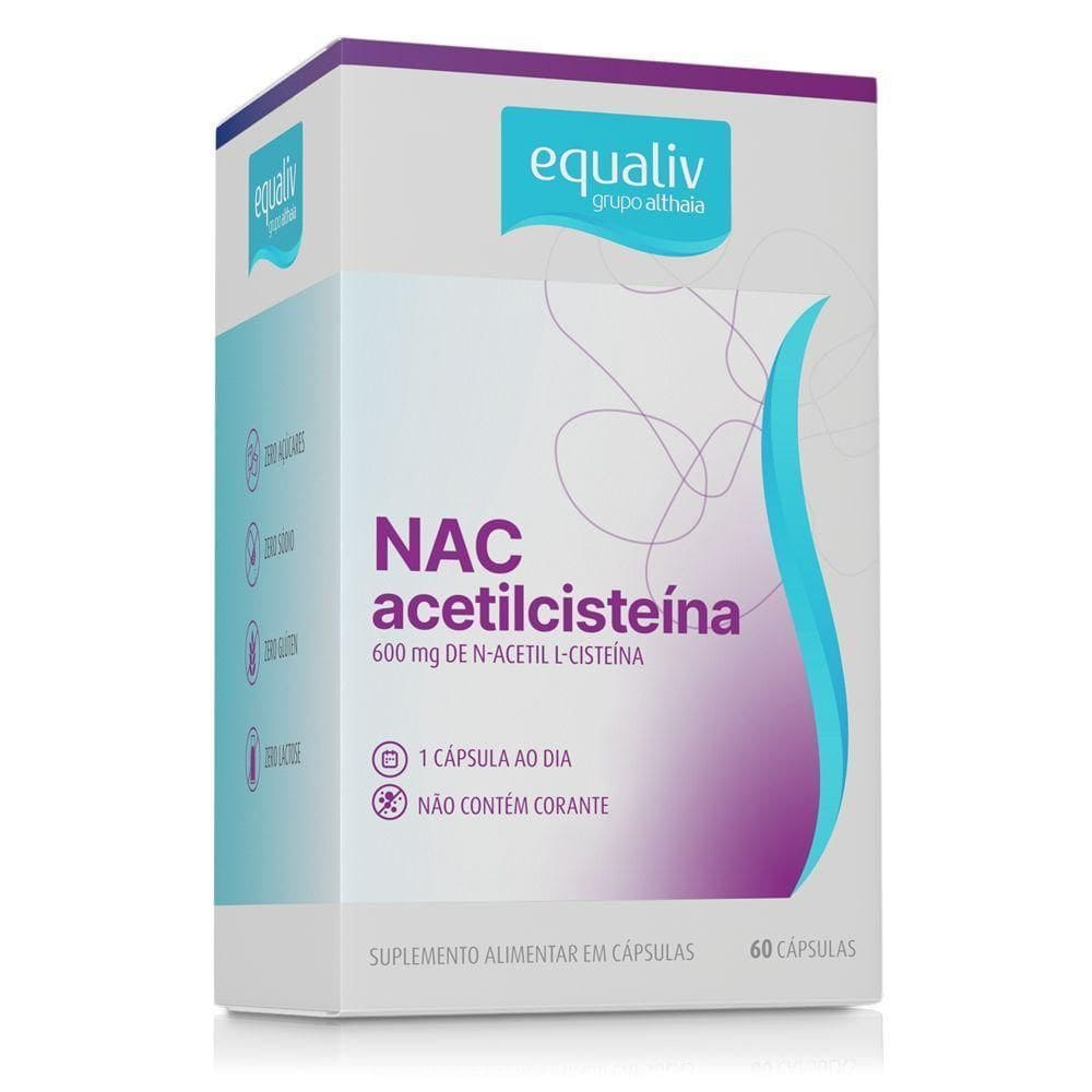 Nac N-Acetil L-Cisteina 600 Mg 60 Cápsulas Equaliv