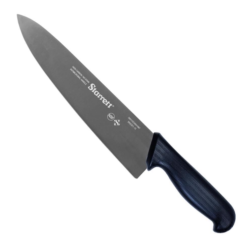 Faca De Carne Triangular Larga 10`` Preta Bkb301-10 Starrett