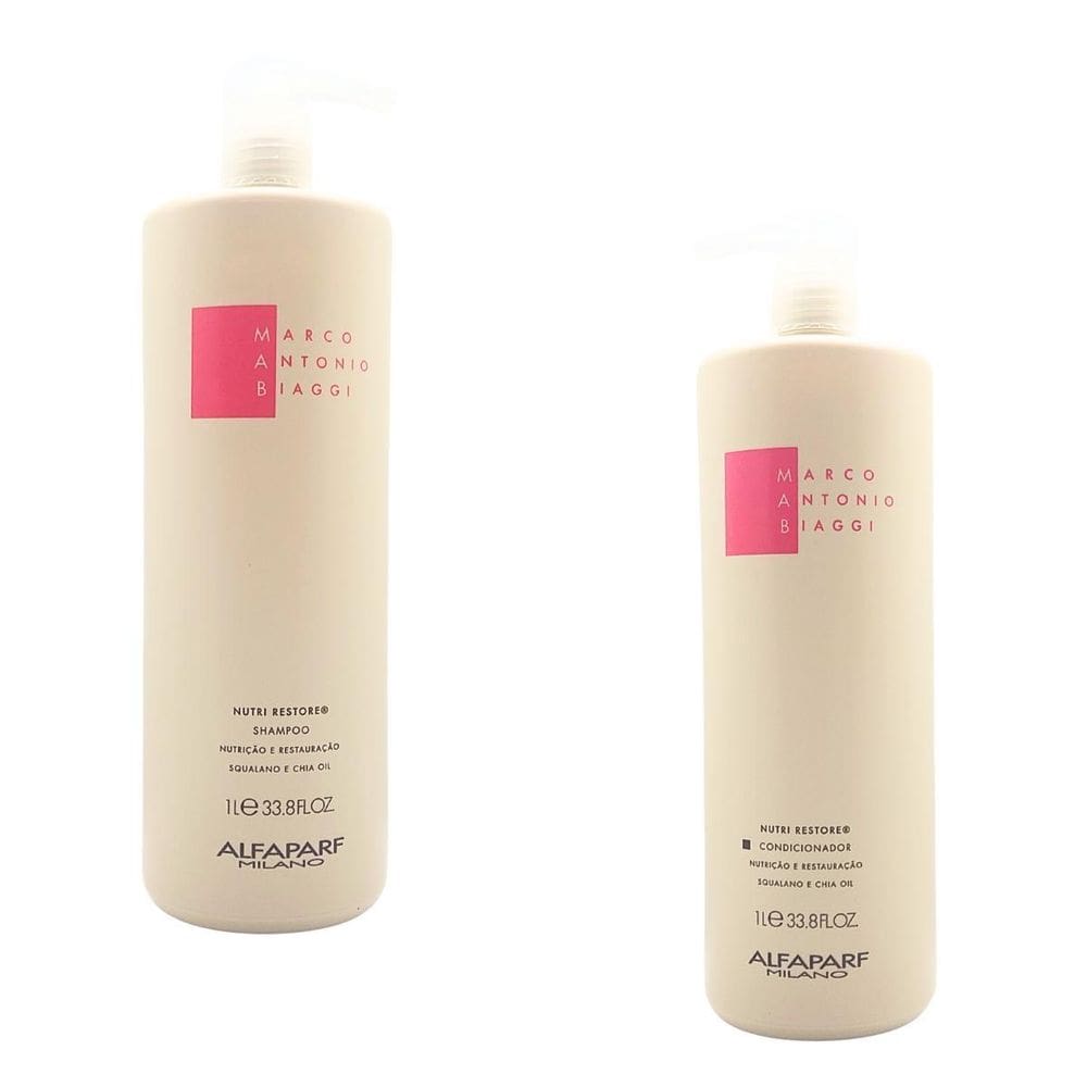 Shampoo E Condicionador Mab Nutri Restore 1000Ml