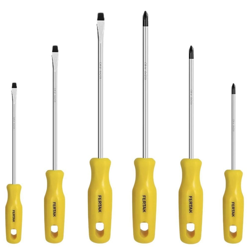 Kit Jogo De Chave Fenda E Philips 6 Pçs Profissional
