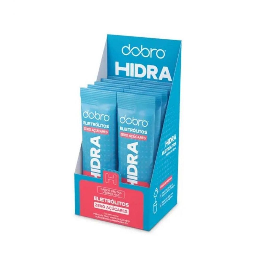 Hidra Eletrolitos Dobro 10Un X 7G - Sabor: Frutas Vermelhas