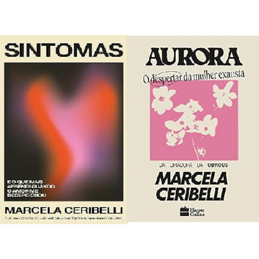 Kit 2 Livros Marcela Ceribelli Sintomas Que Mais Aprendi