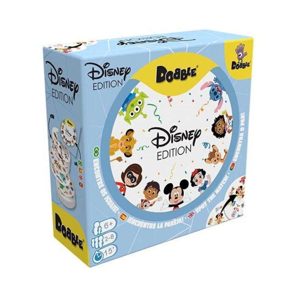 Jogo De Cartas Encontre Par Dobble Disney Edition Galápagos