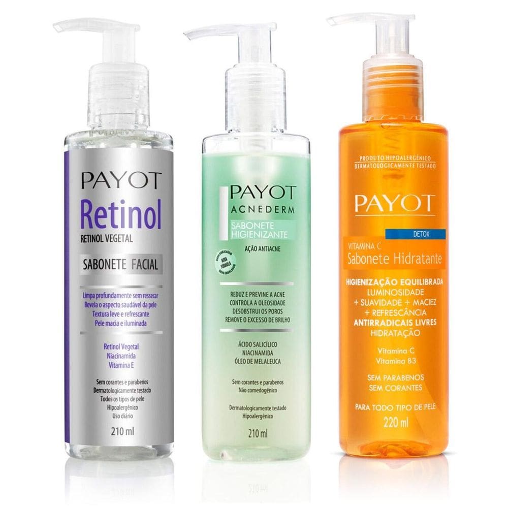 Kit Trio Sabonetes Payot