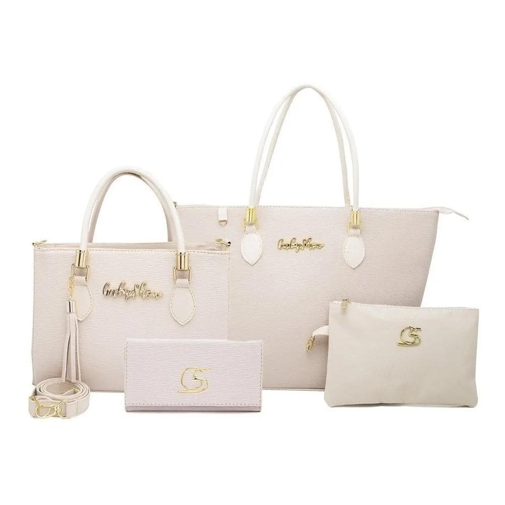 Bolsa Feminina Gaby Show Kit 4 Bolsa Bolsa Faculdade