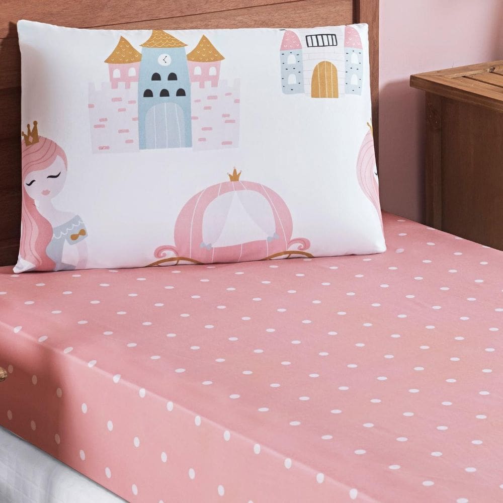 Roupa Cama Infantil Menino 2 Pçs Bouti Lençol Elastico 200
