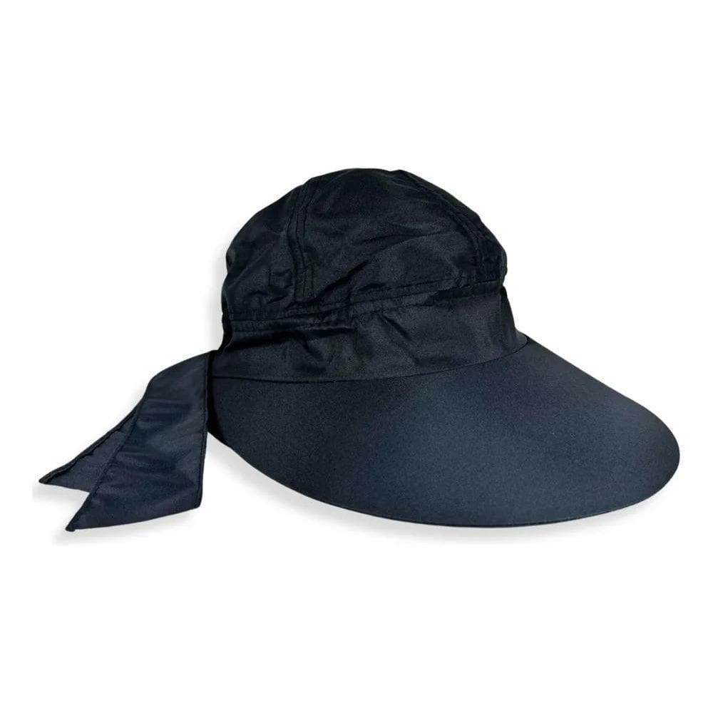 Chapéu Viseira Boné Feminino Preto Praia, Piscina, Caminhada