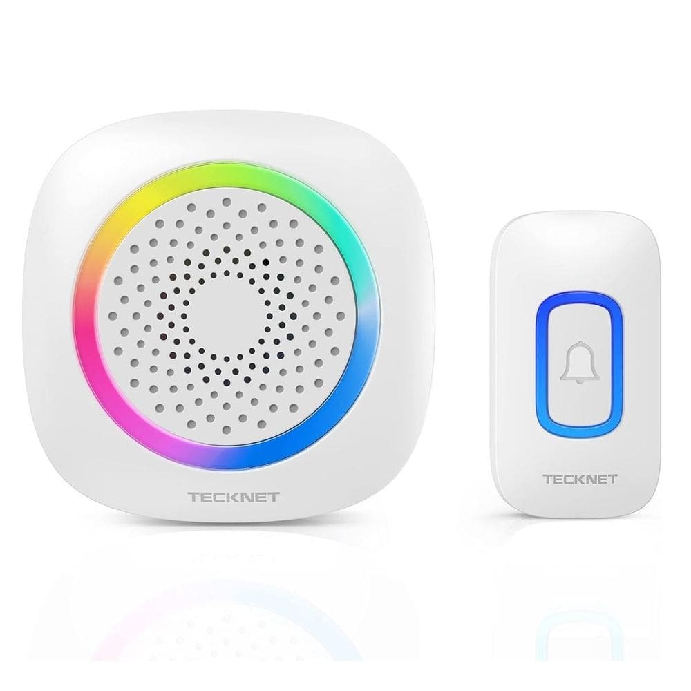 Campainha Sem Fio Até 300 Metros Rbg Resistente A Água Casa