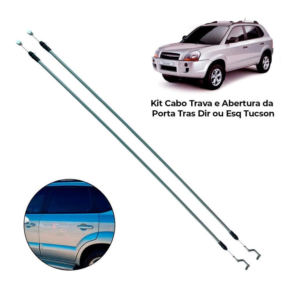 Kit Cabo Trava E Abertura Da Porta Tras Dir Ou Esq Tucson