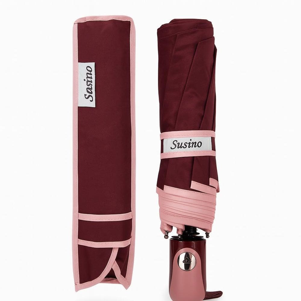 Guarda Chuva Vinho Feminino Ss022Ag