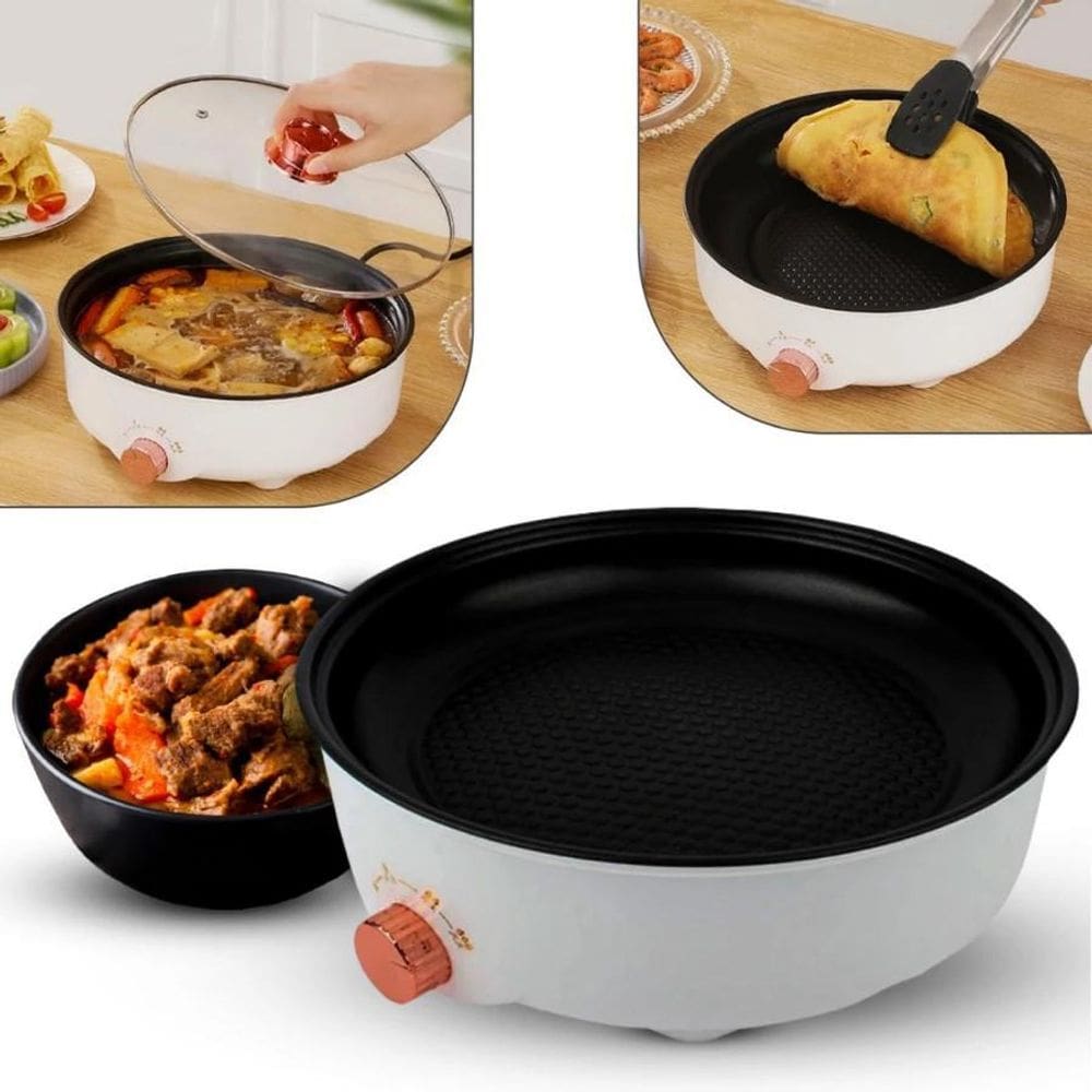 Super Panela Elétrica Assadeira Caçarola Frigideira