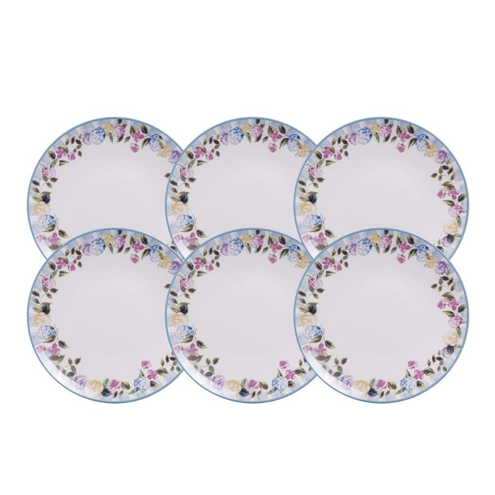 Jogo Pratos Rasos Refeição Kit 6 Peças 25Cm Aura Tramontina