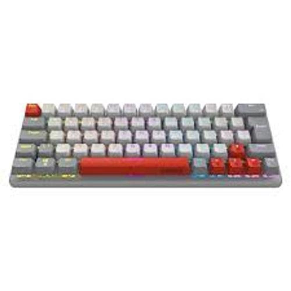 Teclado Mecanico Pcyes Kuromori White Ghost Switch Blue