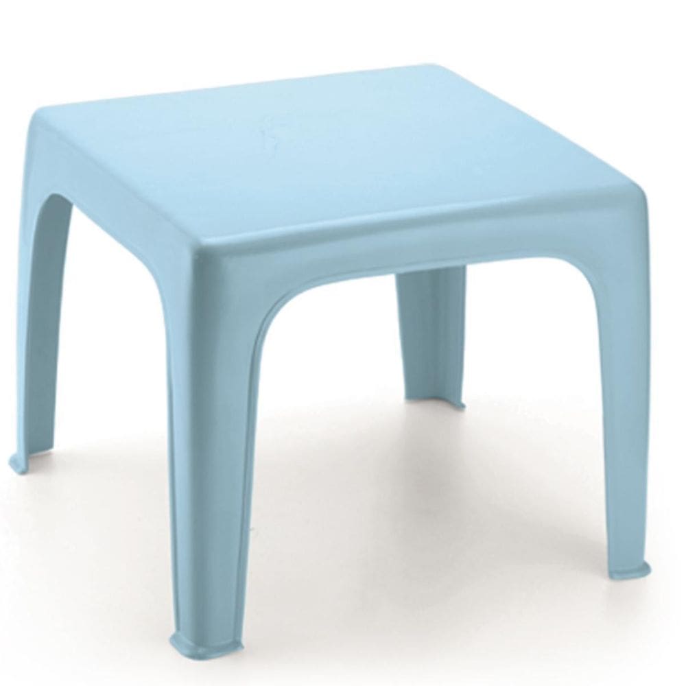 Mesa Plástica Infantil Azul Escolas, Quarto Ou Brinquedoteca