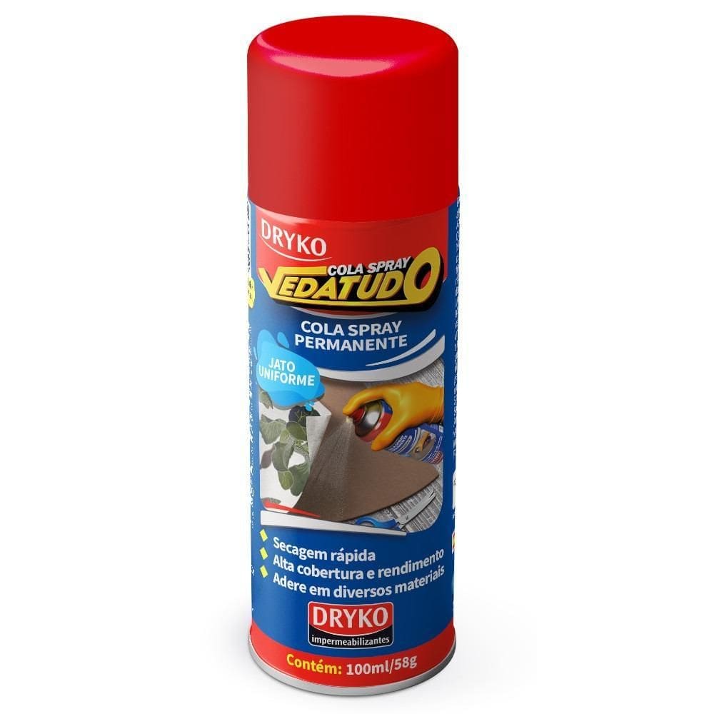 Cola Spray Permanente 400 Ml - Vedatudo Dryko