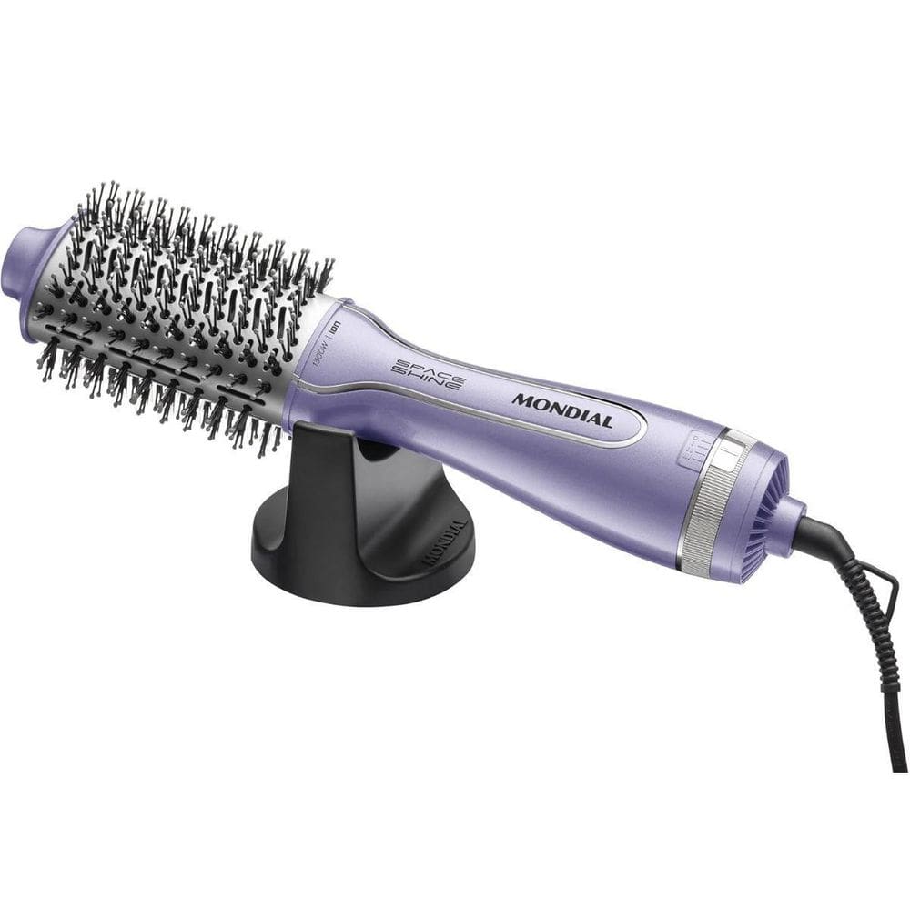 Escova Secadora Space Shine Mondial Lilás 1300W Bivolt