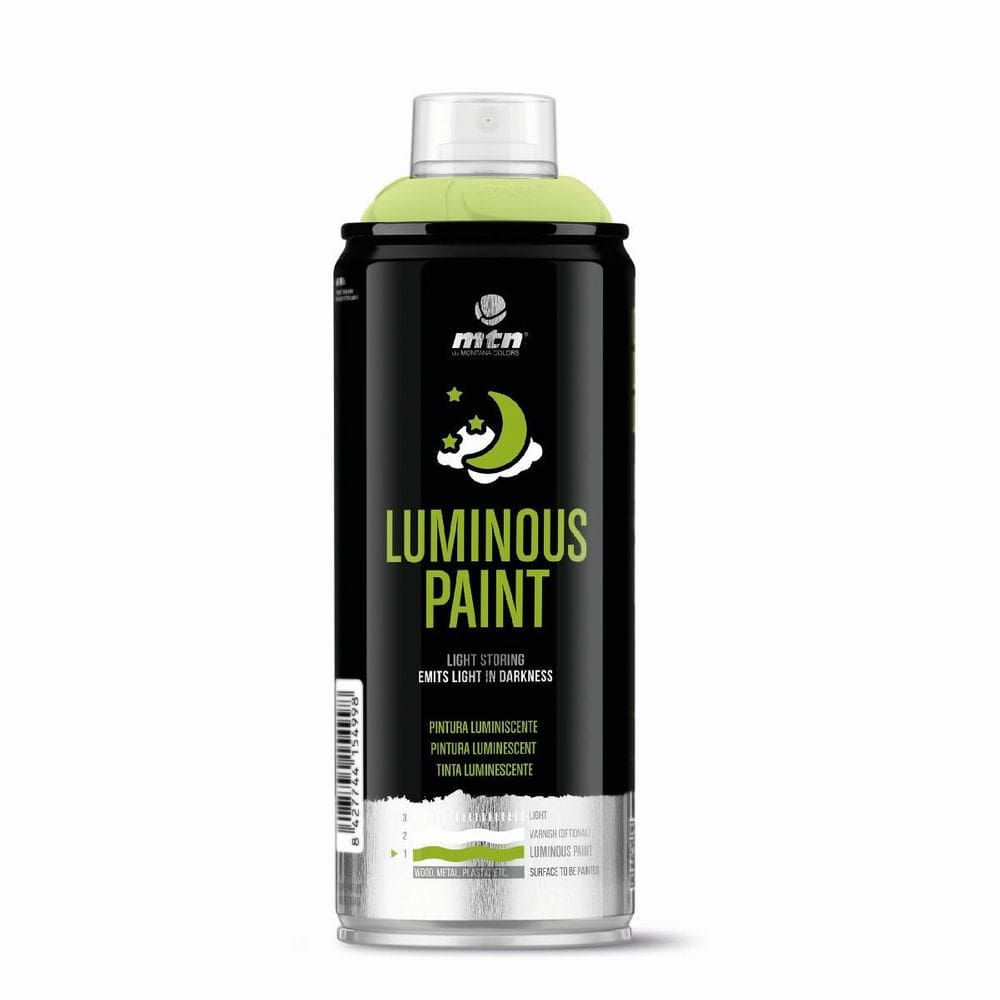 Tinta Spray Fotoluminescente 400Ml Pro Mtn