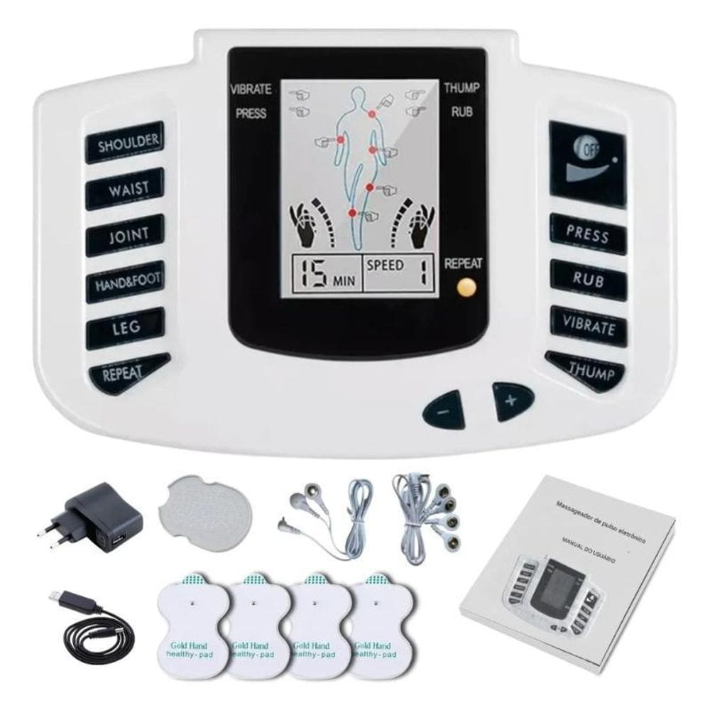 Aparelho Digital Fisioterapia Tens Fes Massagem Profissional