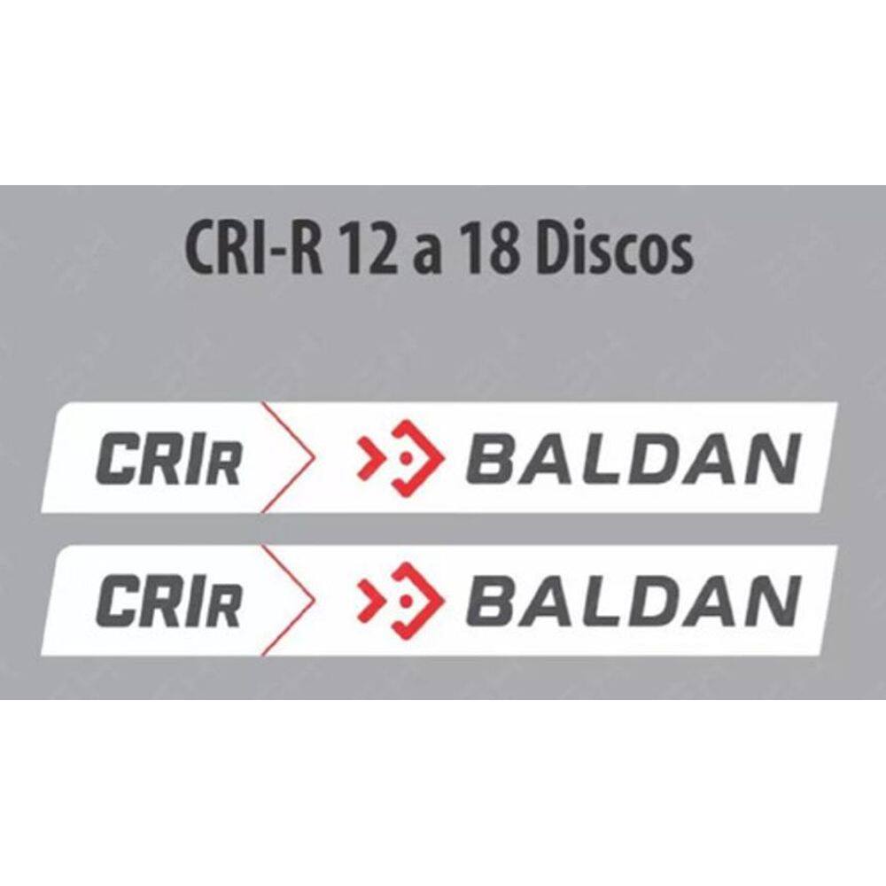 Kit Adesivos Baldan Grade Cri-R 12 A 18 Discos