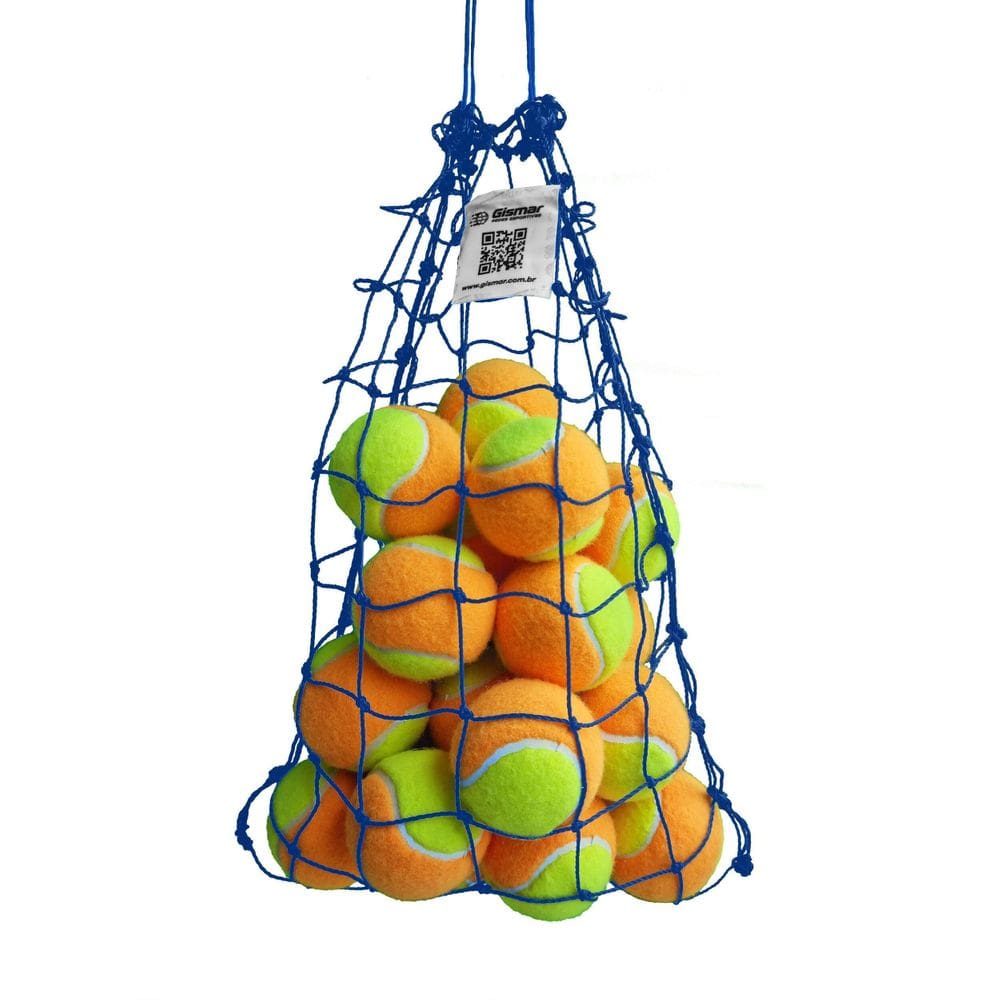 Saco Para Até 20 Bolas De Beach Tennis Ou Tênis - Azul