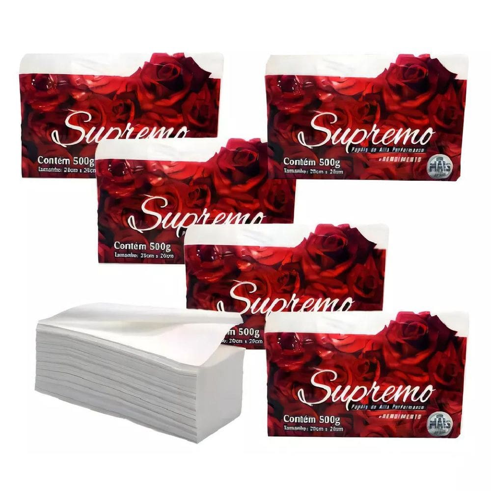 Papel Toalha 5000 Fls Interfolha Branco 100% Virgem Supremo