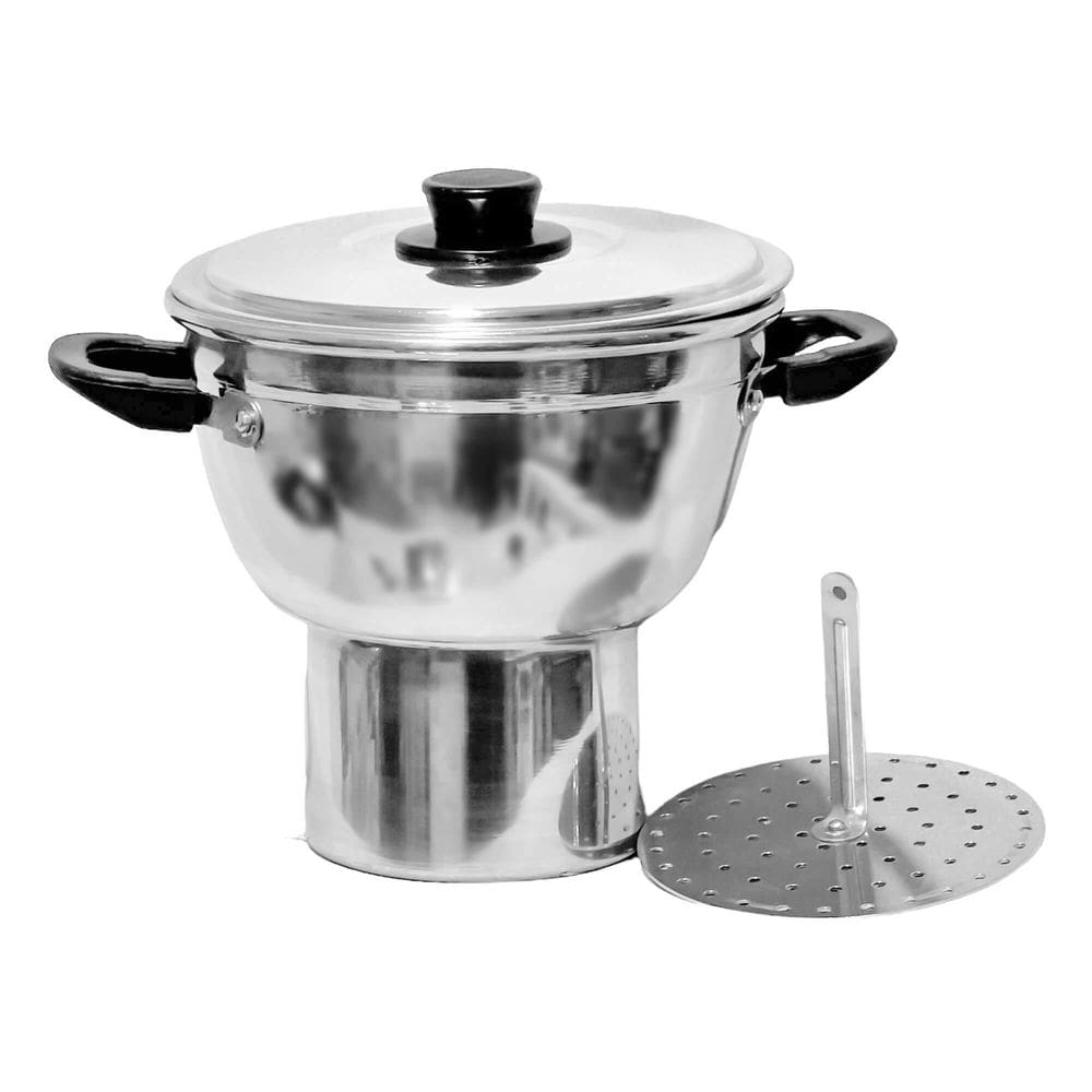 Cuscuzeira Individual Polida Completa Com Tampa