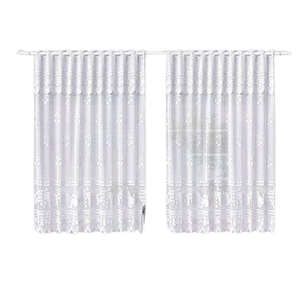 Cortina Cozinha Renda Toscana Bando 2,00X1,30 Alt