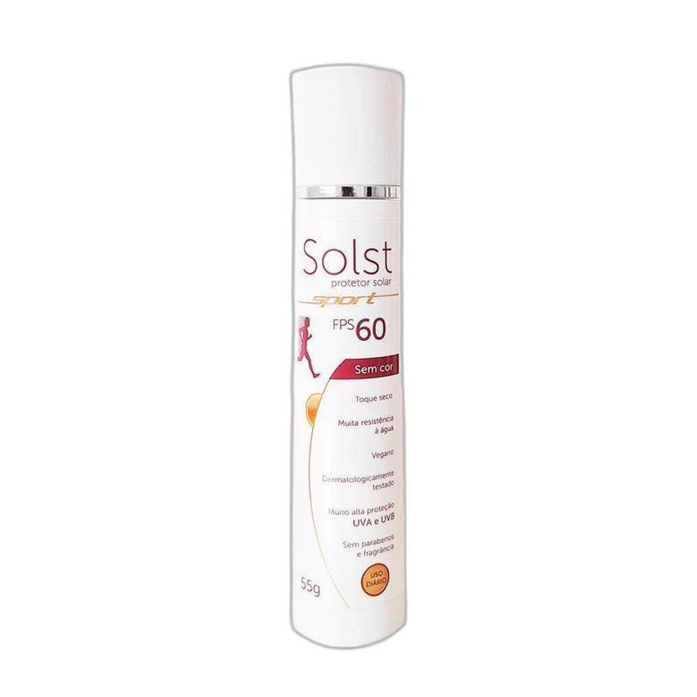Solst Sport Fps 60 Protetor Solar Toque Seco Sem Cor 55G