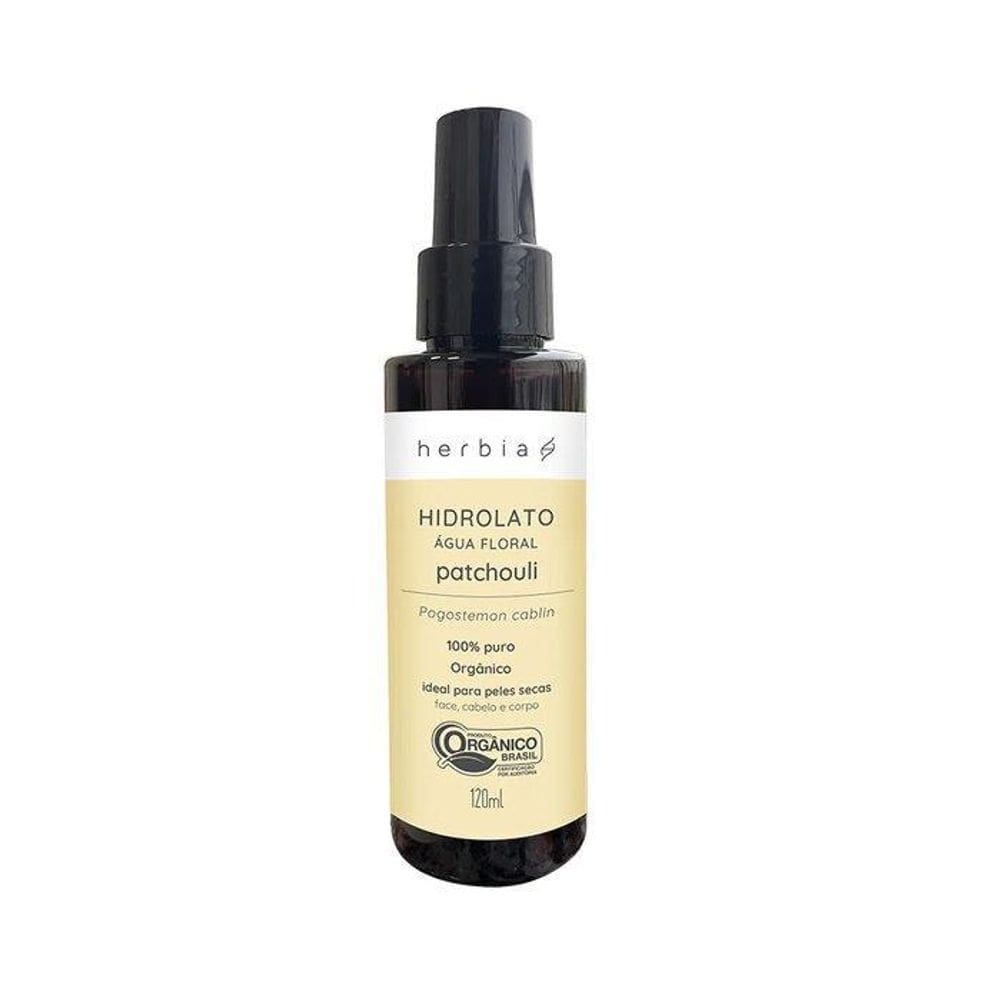 Hidrolato De Patchouli Orgânico 120Ml Herbia
