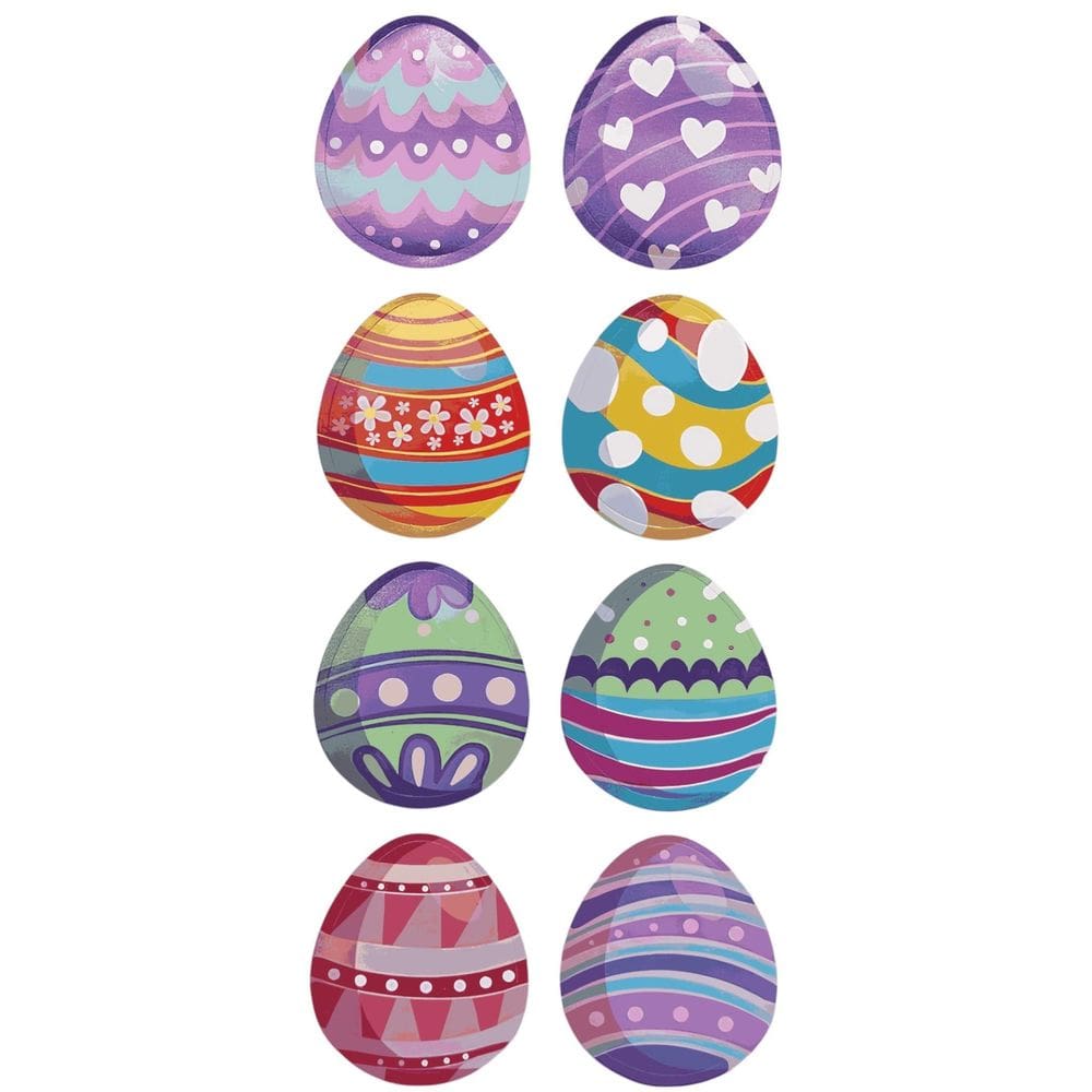 24 Adesivos Cartela Ovos Divertidos Páscoa Coelho Decorativo