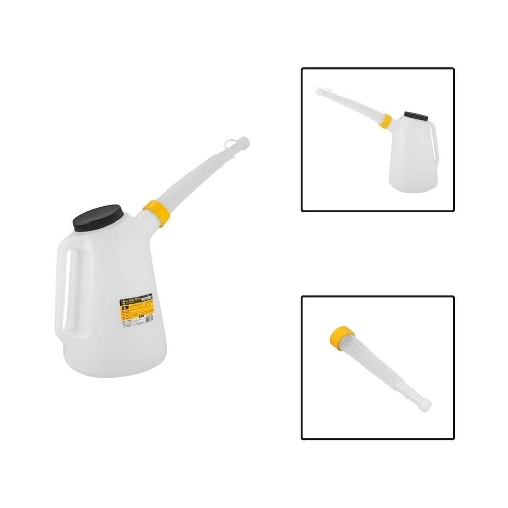 Jarra Para Óleo Com Bico Sanfonado Flexível 5 Litros