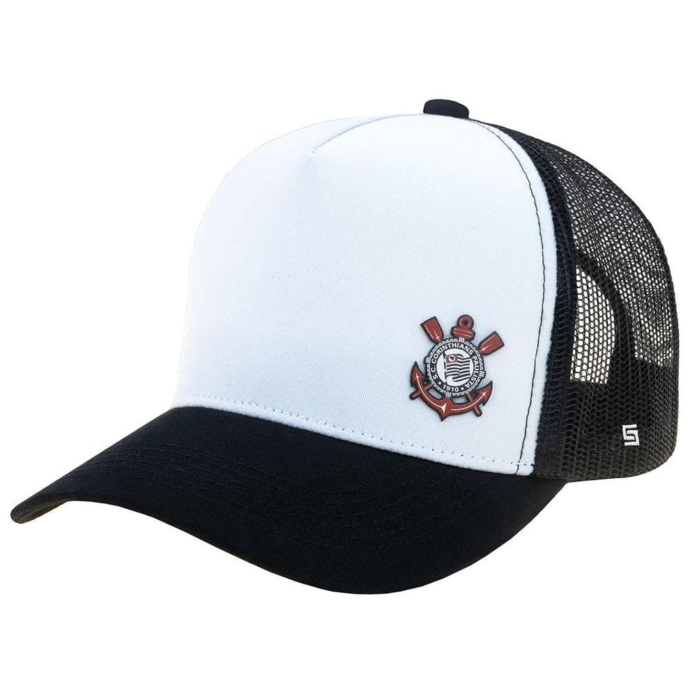 Boné Corinthians Licenciado Bordado Trucker Supercap 37837 B