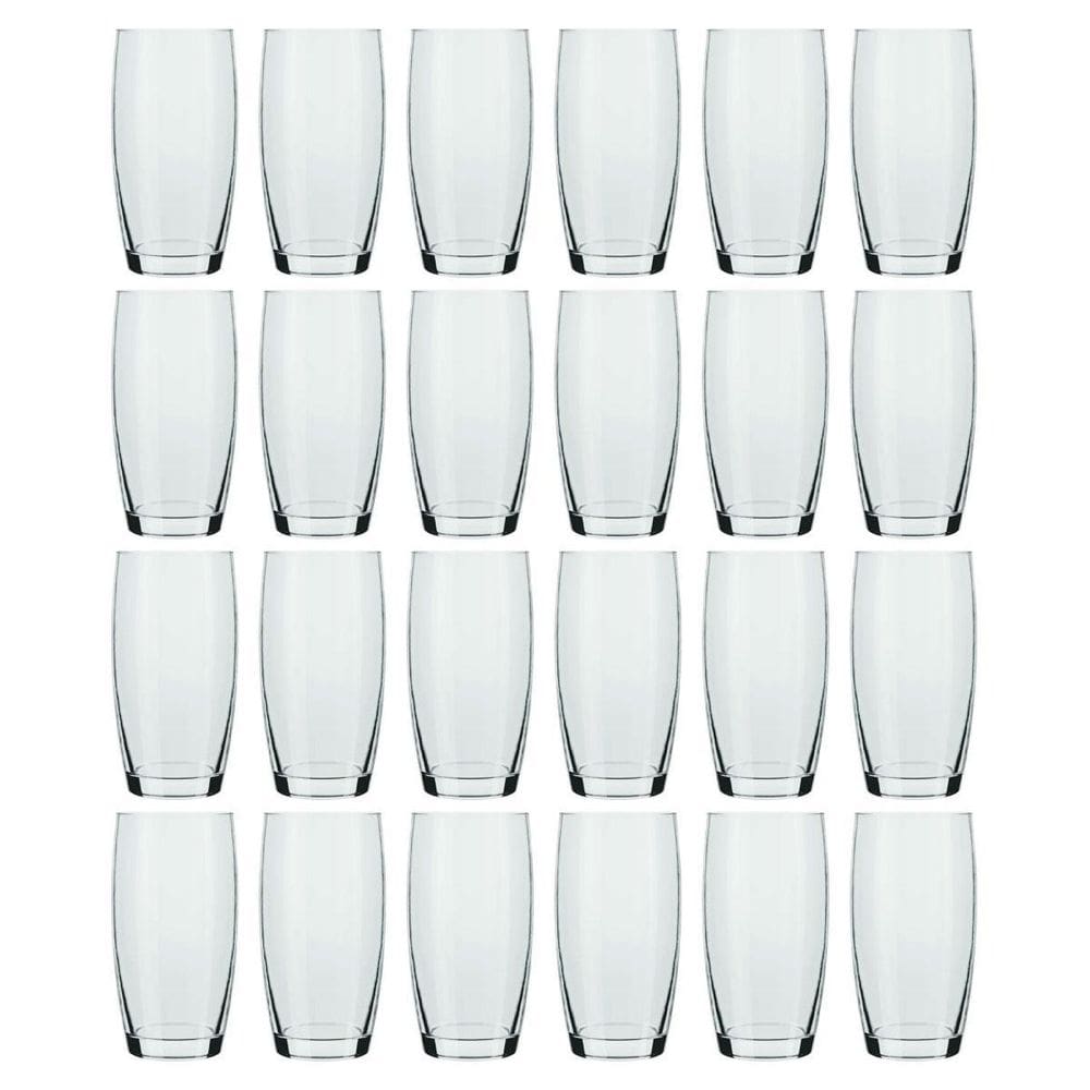Jogo De Copos Nadir Long Drink Oca 400Ml Vidro Com 24 Peças