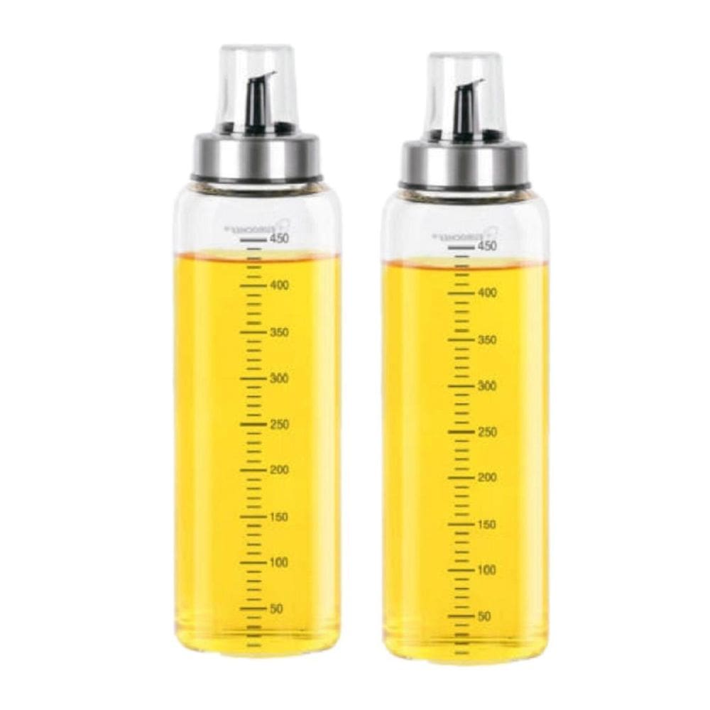 Dispenser De Óleo Em Vidro Borossilicato 2 Unidades